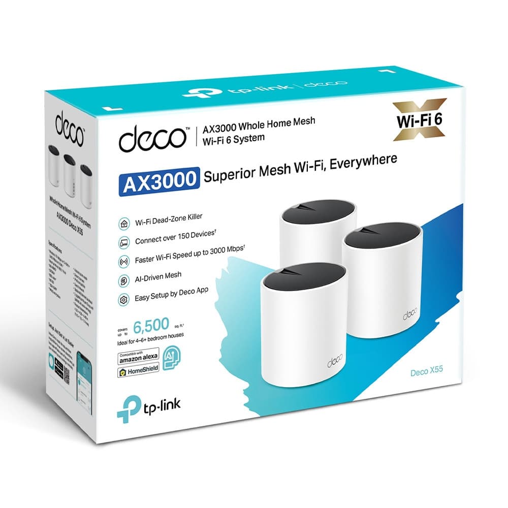 Mesh Wi-Fi 6 Kit com 3 unidades